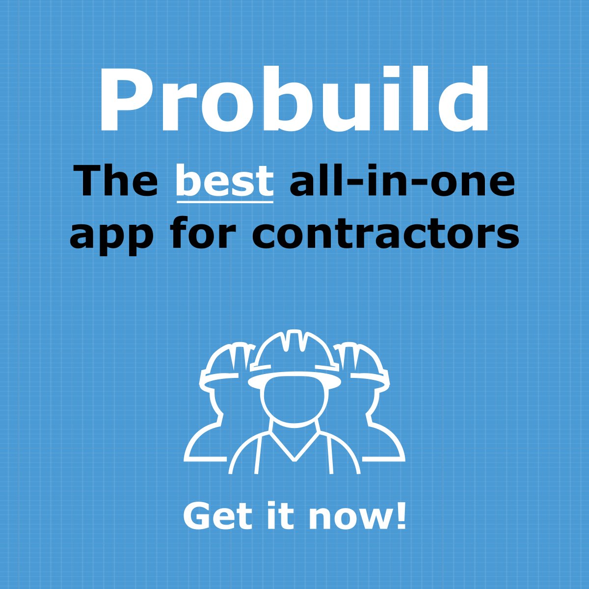 ProbuildApp's tweet image. Probuild is trusted by thousands of #contractors, #builders and #trades people worldwide. It’s packed with features to help your business rise above the competition. Get it on Android (bit.ly/3c3w2UT) or iOS (apple.co/2A7J5Hx).