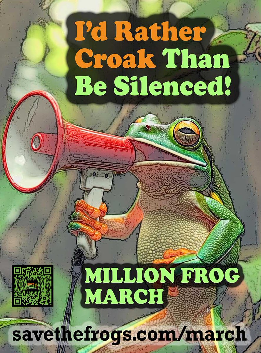 savethefrogs's tweet photo. We’re croaking LOUD on Saturday, November 15th! 🐸
Million Frog Marchers are joining us from DC, MD, VA, NC, NY, and PA to defend democracy and protect frogs. Join us at the Lincoln Memorial!
https://t.co/gYRh82Hin0
#MillionFrogMarch #SaveTheFrogs #PortlandFrog #WashingtonDC https://t.co/YBfJ2xd3nb