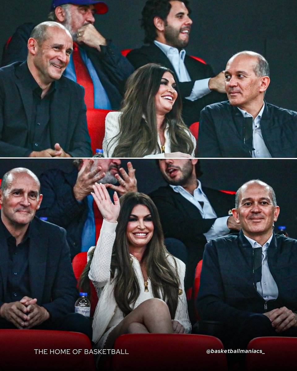 bballmaniacs_'s tweet image. Kimberly Guilfoyle in Piraeus✨

#olympiacosbc #zalgiris #euroleague