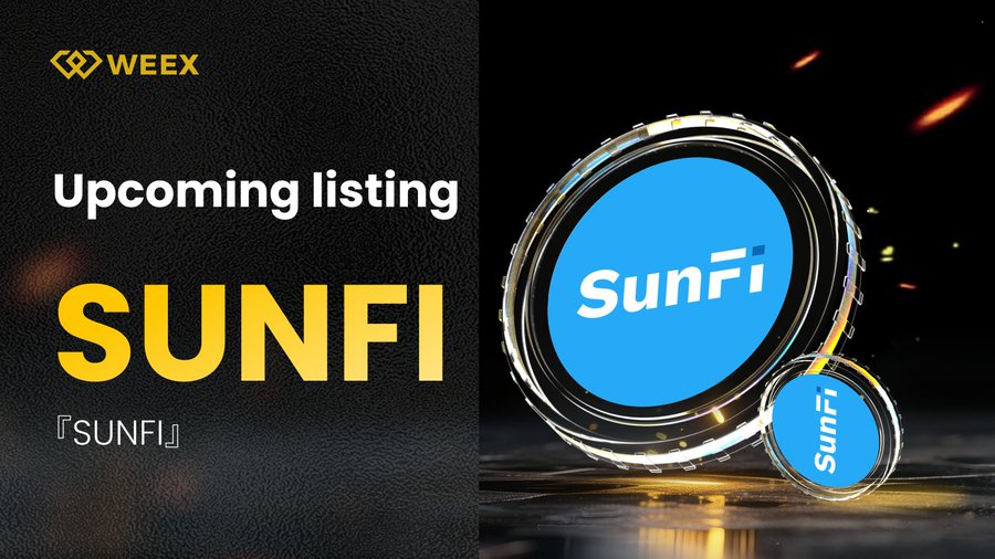 WEEX_Italian's tweet photo. Nuovo avviso di quotazione su #WEEX🔔
Siamo lieti di annunciare la quotazione spot di $SUNFI (SUNFI) su WEEX!

🔹Registrati subito qui: https://t.co/Msn6FDTyXG

🔹Maggiori dettagli: https://t.co/LSvYFfJSHI

#WEEXListing #SunFi #SunFIIO https://t.co/ivjg5DiWDI