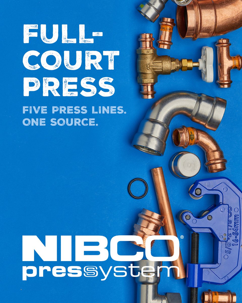nibcoinc's tweet image. Designed for reliability &amp;amp; built to meet rigorous standards, #nibco delivers solutions that help you work smarter &amp;amp; more efficiently. Which of our five press lines best supports your toughest installs? Let us know your go-to!  #press #pressacr #pressg #benchpress #benchpressg