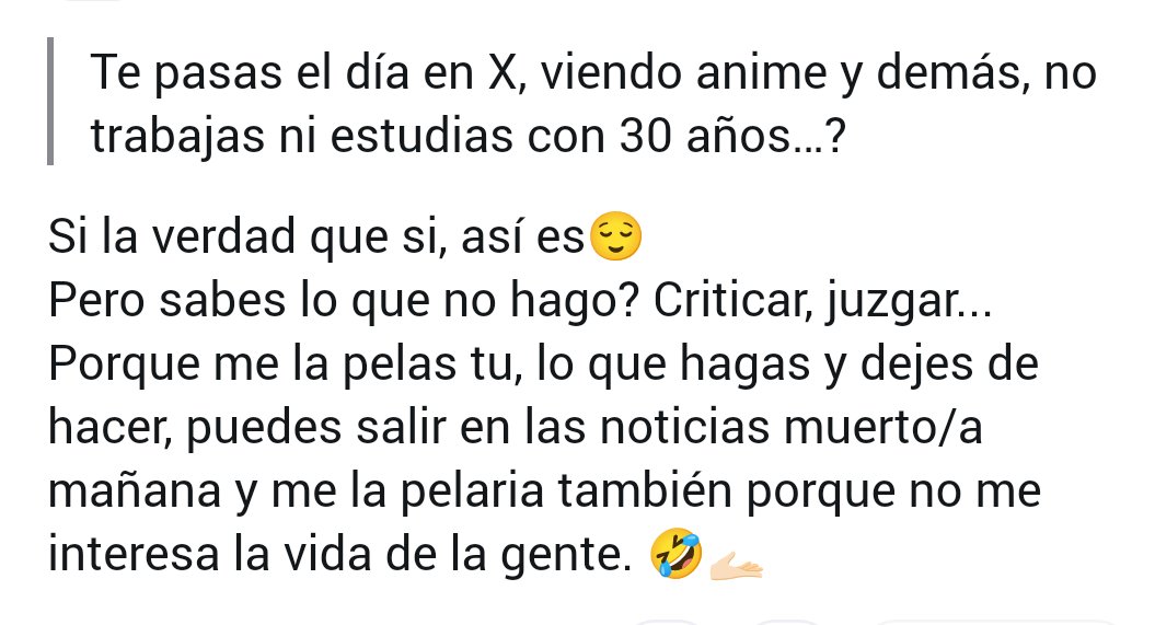 Que te parece 
Si te parece mal la respuesta me la pela también.