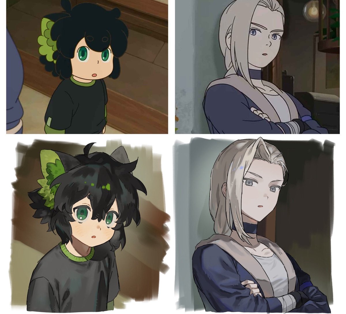 0rt_n4's tweet image. #罗小黑战记2 shidi and shijie