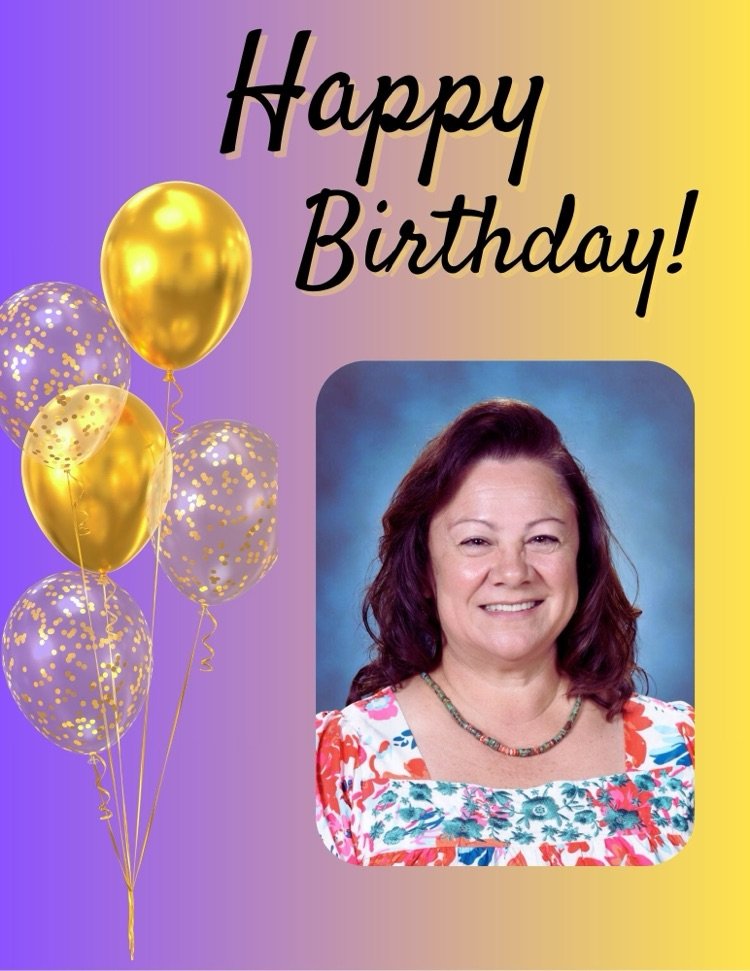 Happy Birthday Mrs. Ritter!! We hope you have a great day!!