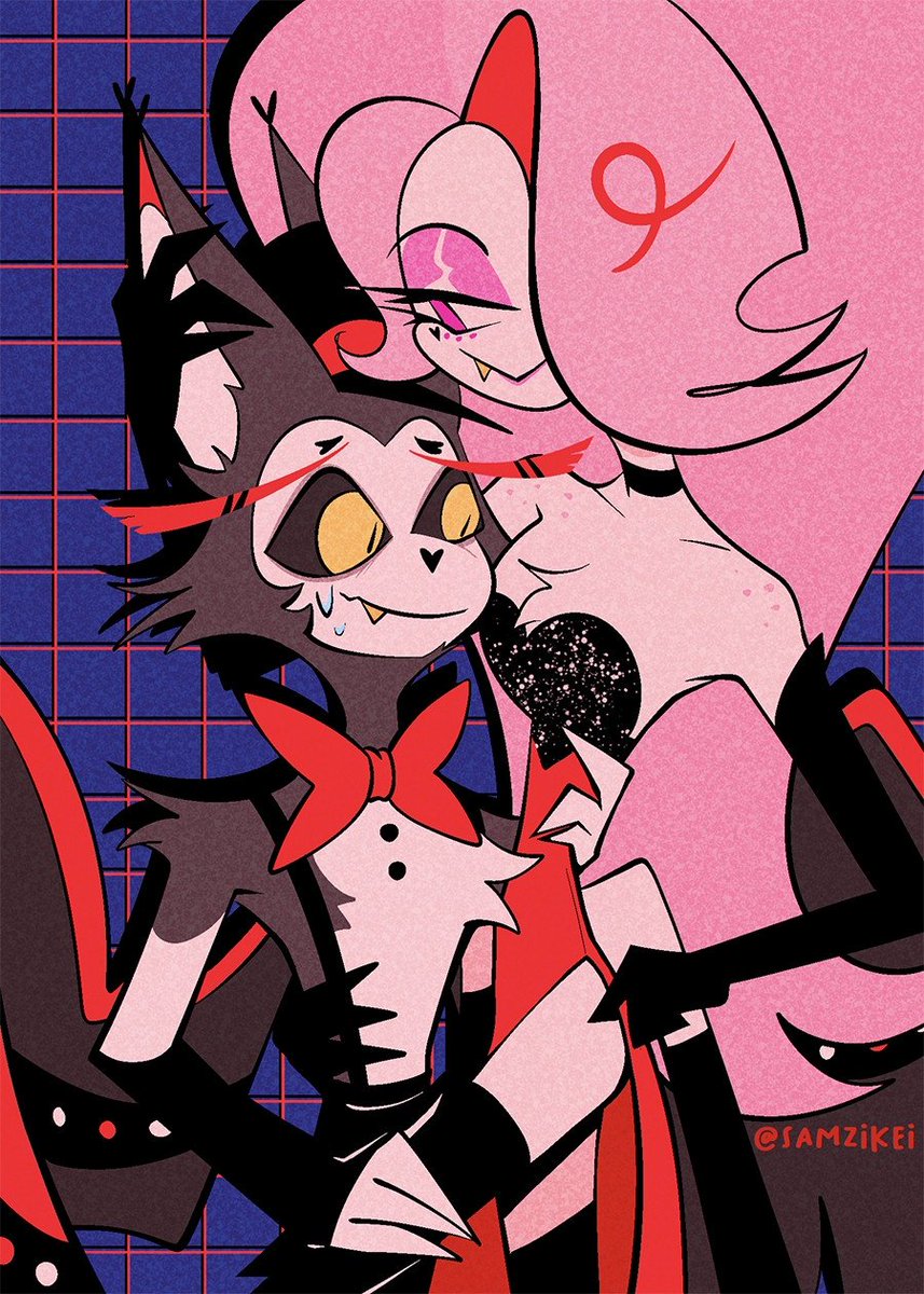 Husk.. you lucky cat...  #huskerdust #hazbinhotel #hazbinhotelseason2