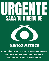 #dientesdeburrochillón  #Urgente Sacanu dinero de Banco Azteca se viene una corrida financiera,por las deudas de evasión de impuestos y fraudes a inversionistas de EEUU,TRUMP también lo nombrará en la lista de Bancos de Lavado de dinero.