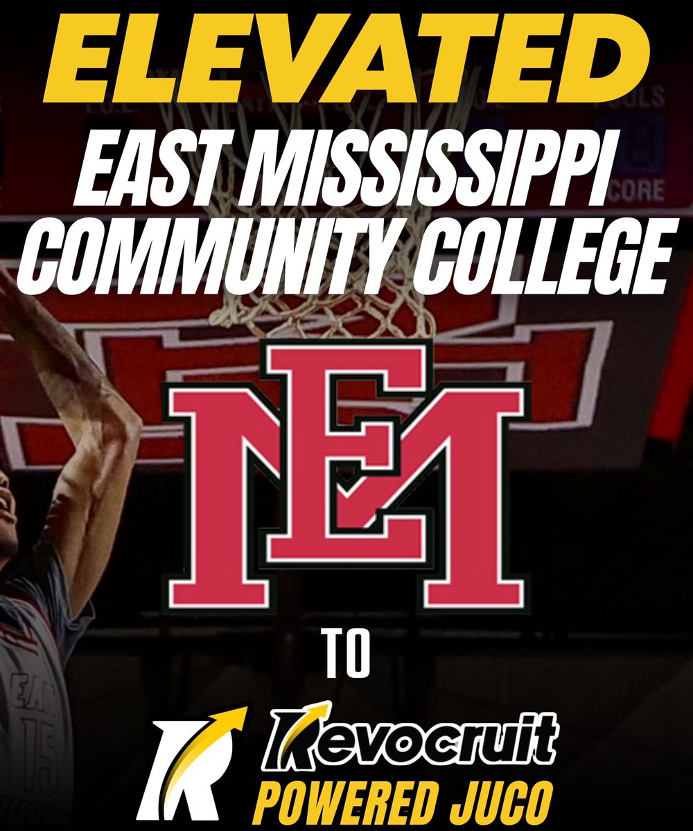 JC4PT's tweet image. 🚨 Revocruit Powered JUCO Alert

We’re excited to announce that East Mississippi Community College Men’s Basketball has been Elevated to a Revocruit Powered JUCO — joining an elite group of programs redefining exposure, connectivity, and recruiting at the junior college level.…