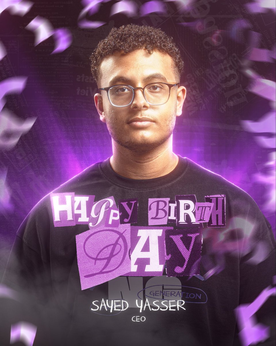 🎉 HAPPY BIRTHDAY, BOSS! <a href="/ISayedYasserI/">Sayed Yasser</a> 🎉

🔥 The heart and mind behind everything we do at Next Generation 💪

🎂 Wishing you nothing but success, happiness, and endless wins, both in and out of the game 👏💜

Let’s make this year another legendary one! 🙌