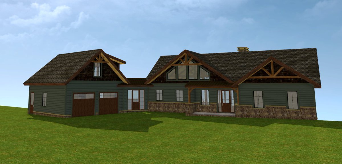 LogHomePro's tweet image. IN DESIGN: Current home in our drafting and design department.