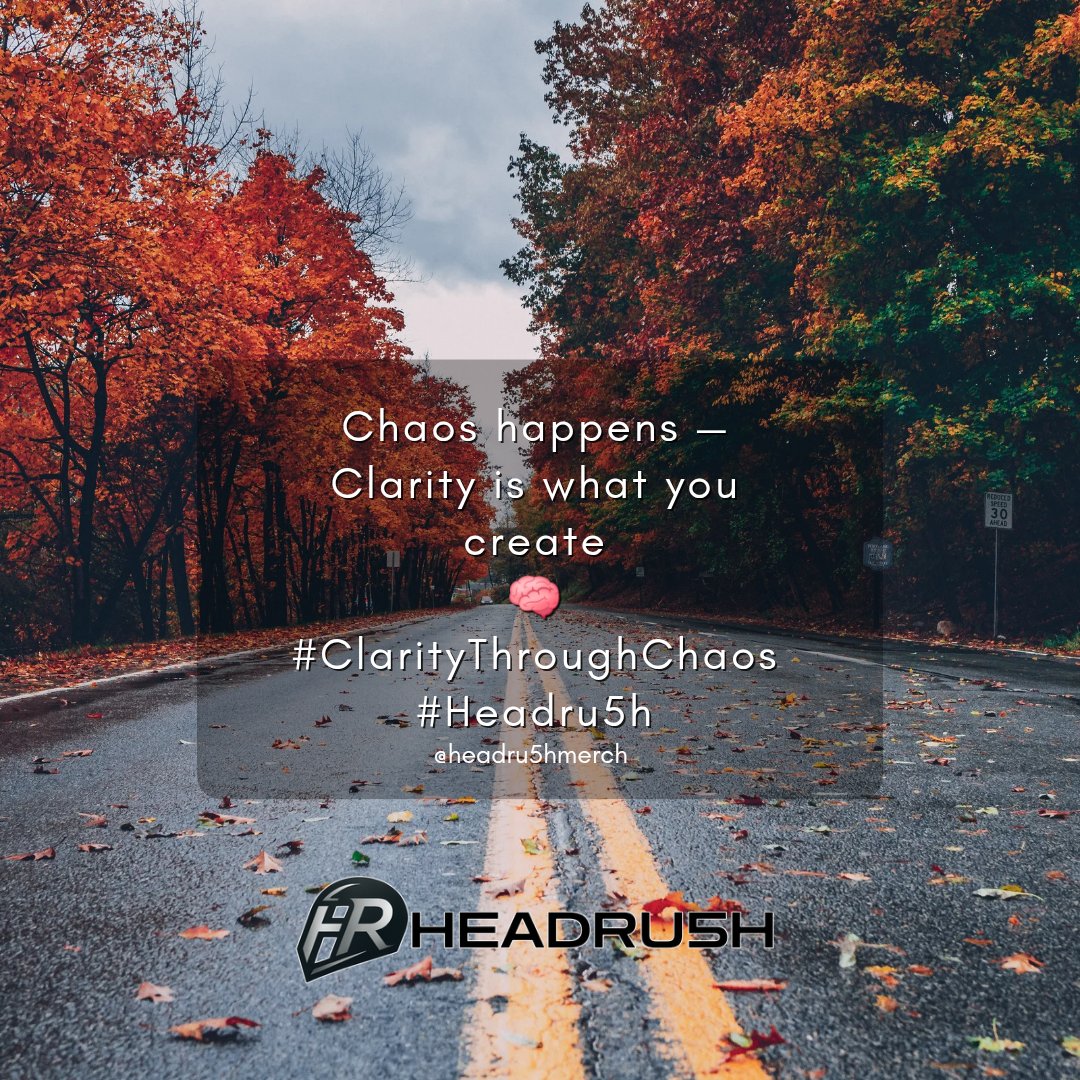 HeadRu5hMerch's tweet photo. Chaos happens — Clarity is what you create. 🧠 

#ClarityThroughChaos #Headru5h #mentalhealthmatters #mindset #rideforclarity #Biker #Superbike #Bikers #Community https://t.co/fIHUt7N83i