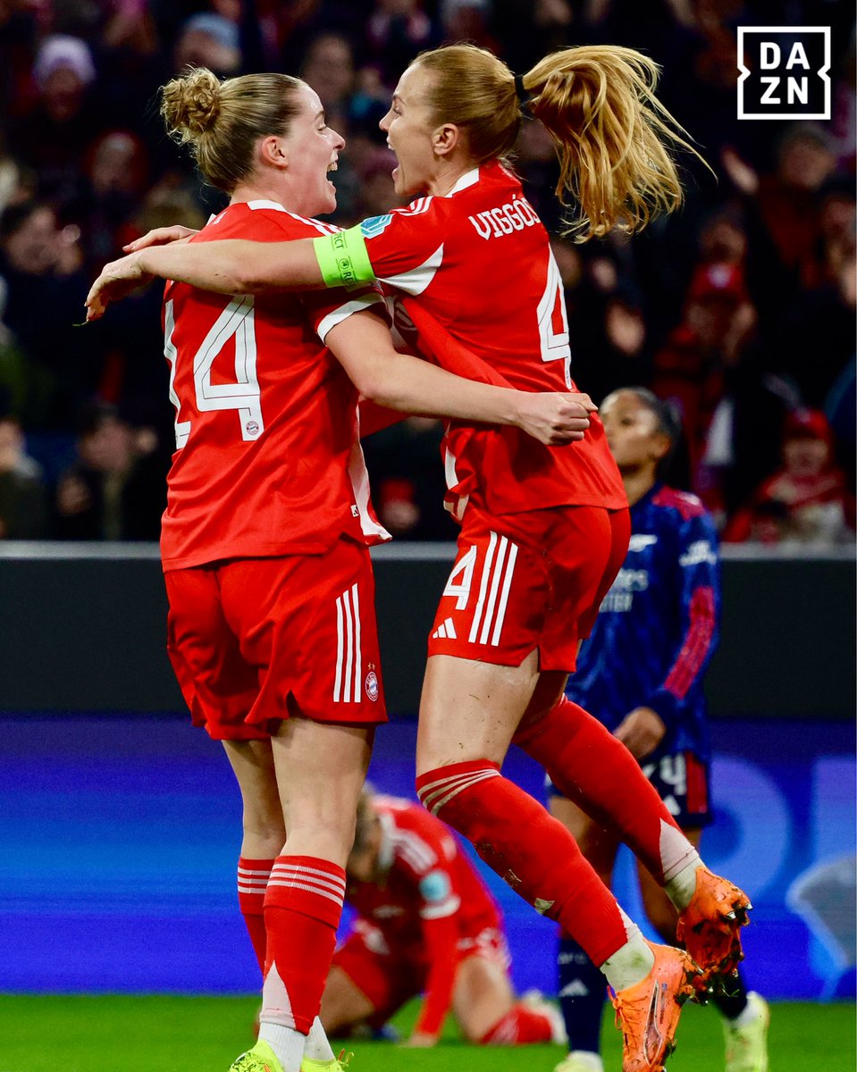 WHAT. A. COMEBACK 🔴⚪️

Bayern Munich turned things around against Arsenal , from 2-nil to 3-2, to get a massive <a href="/UWCL/">UEFA Women’s Champions League</a> win🔥

#UWCL
