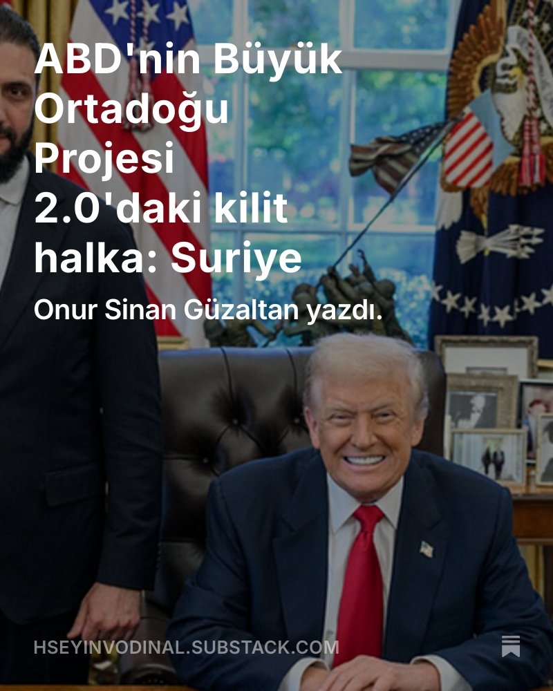 Büyük Ortadoğu Projesi 2.0 çerçevesinde ABD ve İsrail’in bölgeye yönelik baskıları artacak. Önümüzdeki günlerde Suriye ve Lübnan, Amerikan/İsrail projesine bağlı güçler ile karşıt güçler arasındaki çatışmanın yoğunlaşacağı alanlara dönüşebilir.
hseyinvodinal.substack.com/p/abdnin-buyuk…