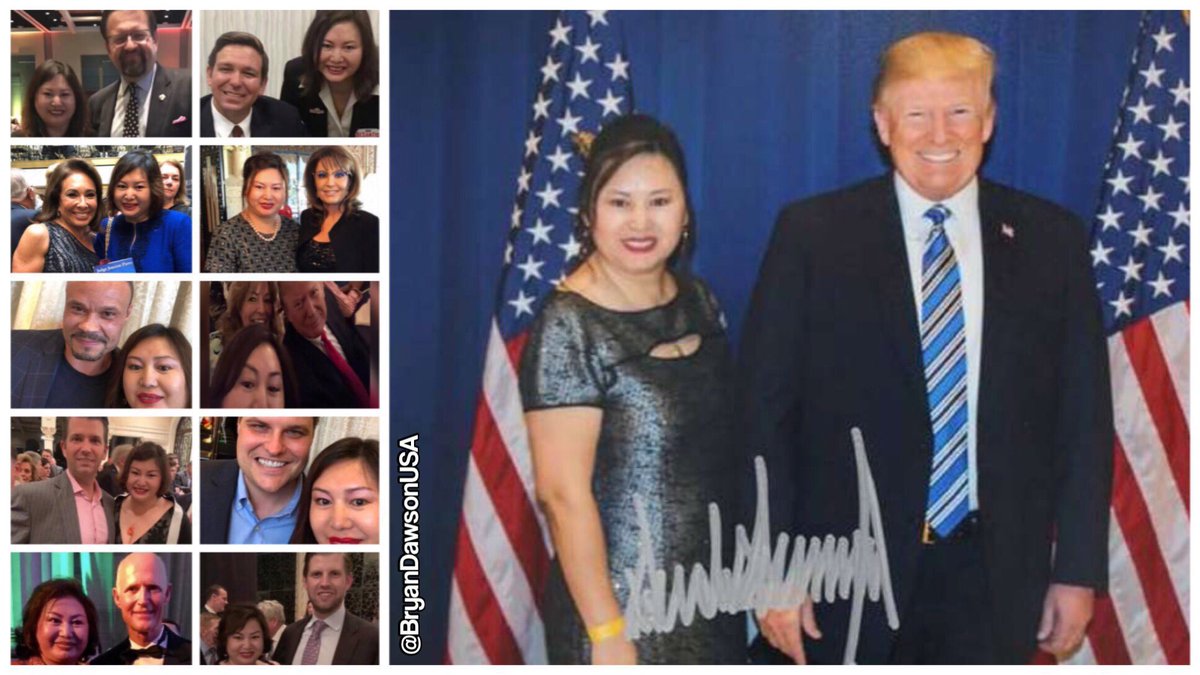 <a href="/RepNancyMace/">Rep. Nancy Mace</a> Speaking of Chinese spies...

Trump let Chinese Communist National, Cindy Yang, trot all over Mar a Lago, taking pictures with all the Florida men. She formerly owned the massage spa that Robert Kraft frequented.

nymag.com/intelligencer/…