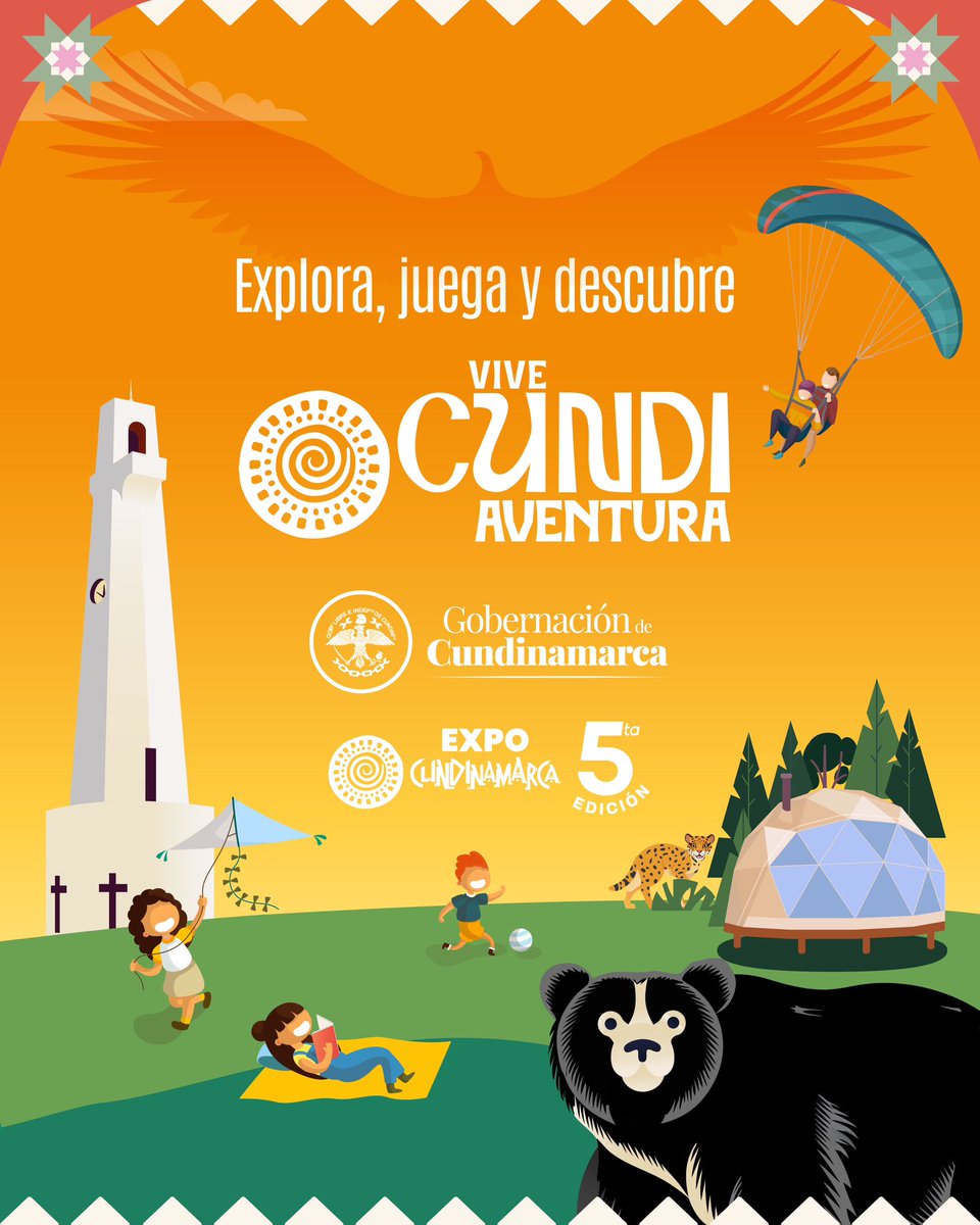 Explora, juega y descubre
Explora, juega y descubre la magia de #Cundinamarca. 🌈
Vive la educación, la cultura y la diversión en #CundiAventura.
#CundinamarcaFest