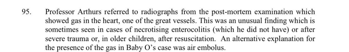 8. Bohin was right to suggest it should be explored and it was explored and rejected by Marnerides. Dr Bohin explained on the most recent Panorama the pathology evidence that was given by Marnerides regarding the liver injury
9. Hammond’s claim vs the CoA judgment re Arthurs