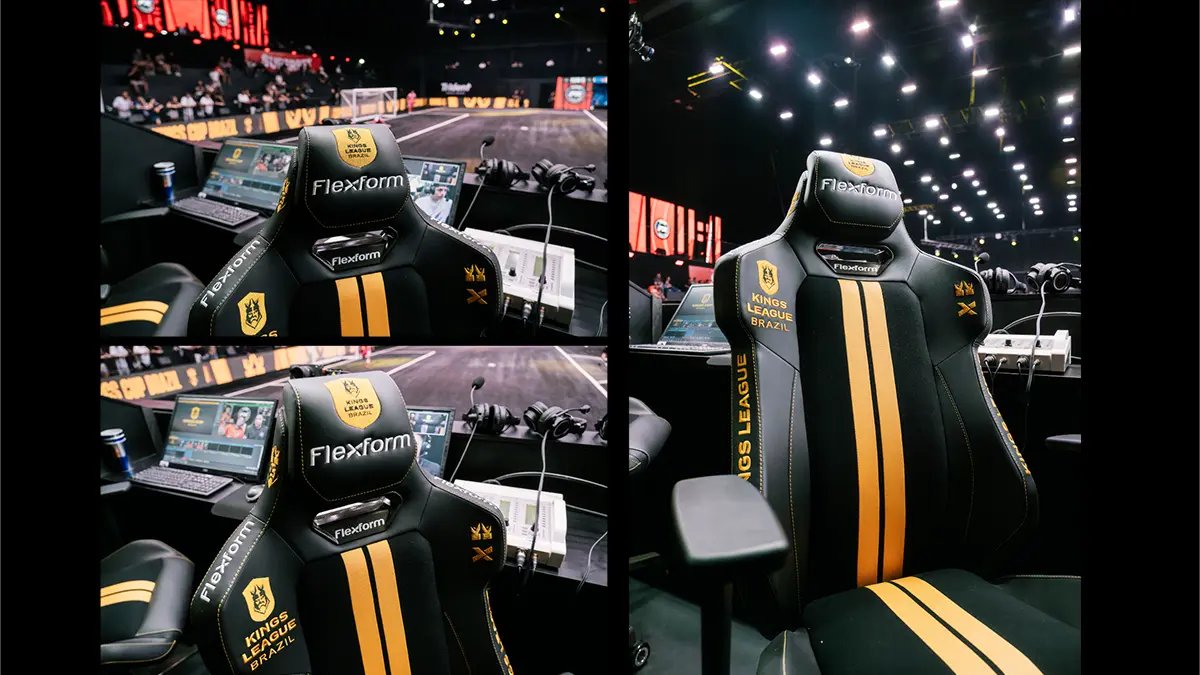 j_a_p_a_h__'s tweet image. 🏆 Flexform celebra 60 anos expandindo presença em esportes e e-sports, renovando parceria com Fluxo e conectando-se à Kings League. A marca reforça valores de ergonomia, conforto e inovação, apoiando atletas e gamers com soluções modernas e ações sociais. #Flexform