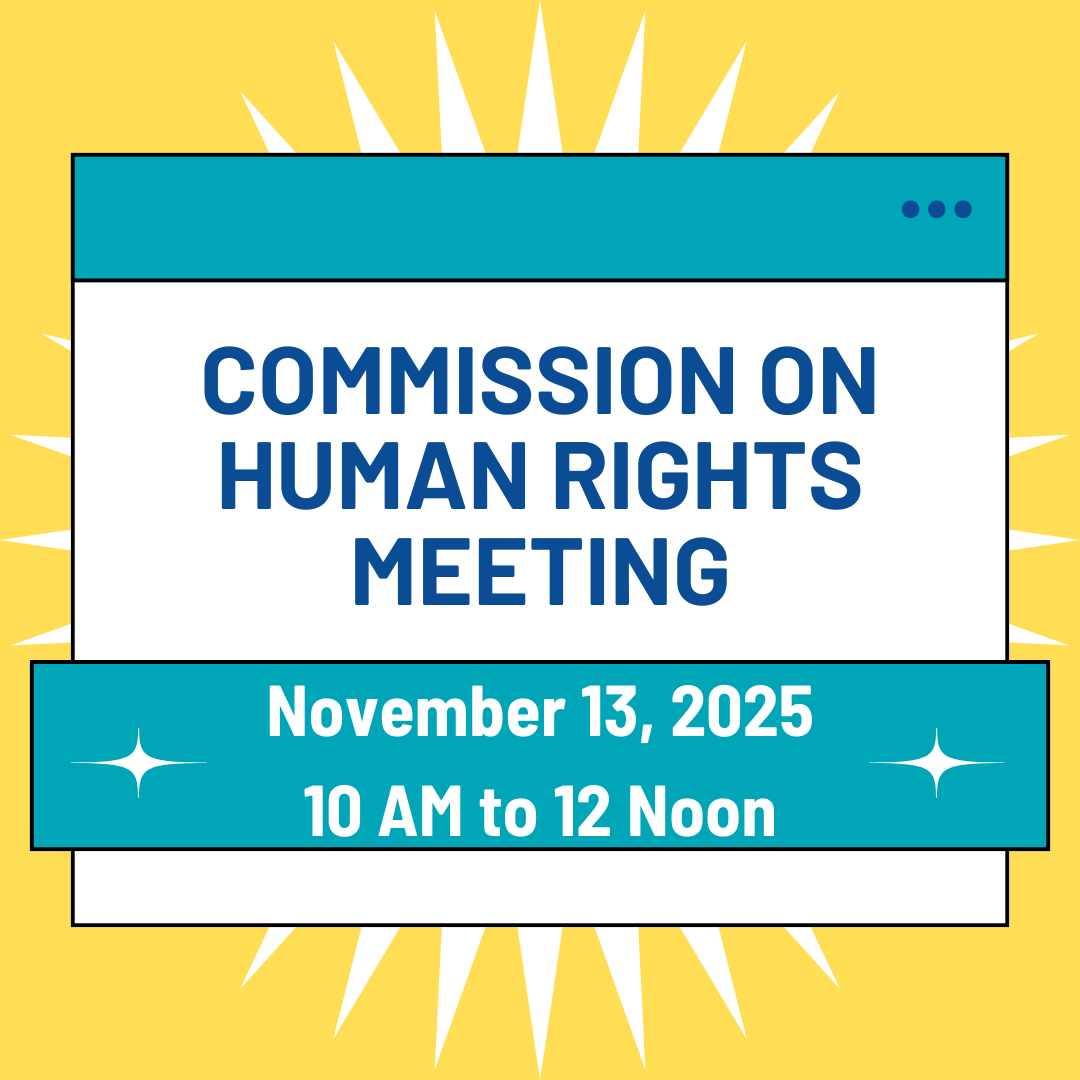 CookCtyHumanRts's tweet image. The Commission on Human Rights has a scheduled regular meeting tomorrow, Thursday, November 13, 2025, at 10AM. Follow the link in our bio to access the agenda and view the meeting remotely tomorrow morning. #CookCounty #HumanRights