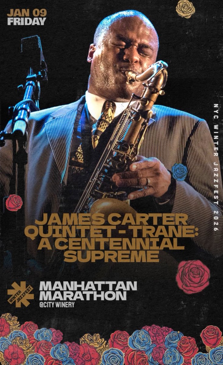 LEGACY IN MOTION
Winter Jazzfest 2026 celebrates the fire that keeps jazz evolving — artists who honor the past by reinventing it. These three projects reimagine the greats, reminding us that legacy isn’t preservation, it’s transformation.
#WinterJazzfest #JazzLegacy #NYCJazz