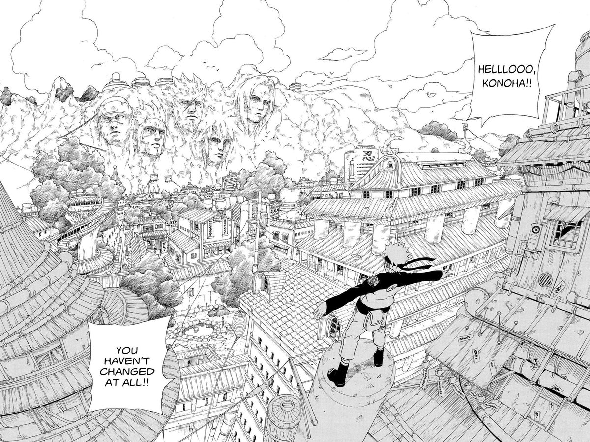Kishimoto always cooks with dynamics and parallels 
Insane mangaka