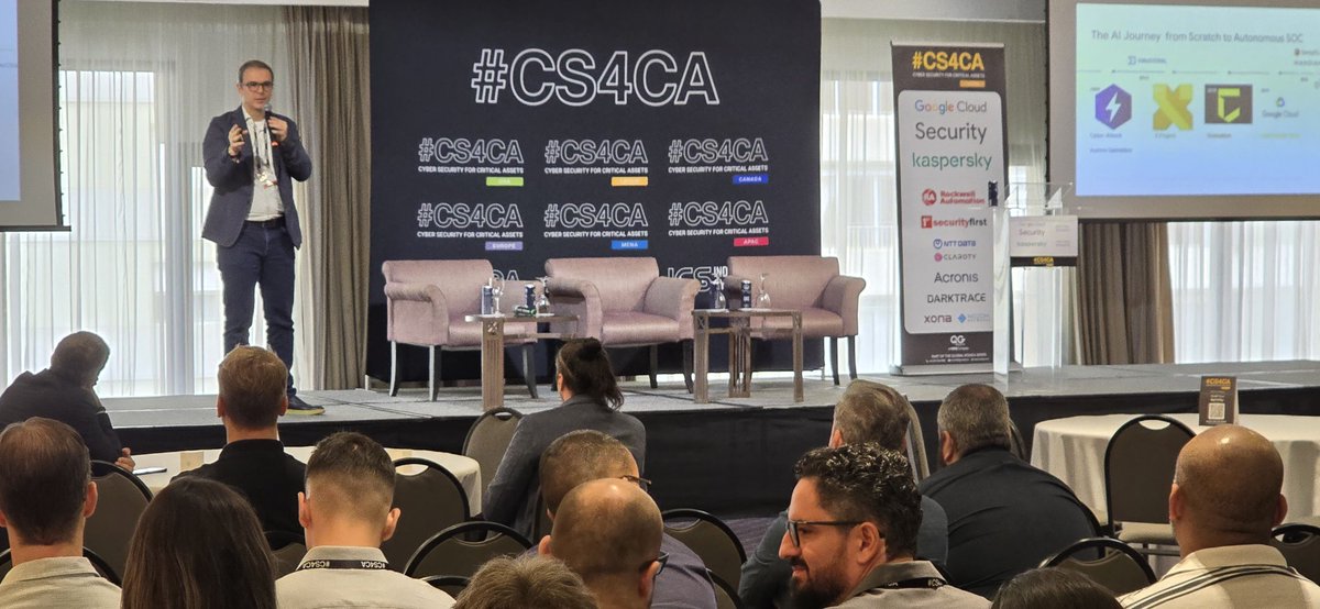 A Kaspersky marcou presença no CS4CA LATAM, o principal evento de cibersegurança industrial da região, reunindo líderes e tomadores de decisão de setores como energia, mineração, óleo e gás, utilities, saúde, automotivo e manufatura.

Nossa participação reforça não apenas o