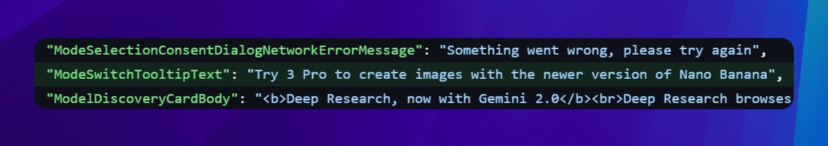 M1Astra's tweet image. Nano Banana 2 is being prepped for release in Google&apos;s Gemini iOS app. Confirms Gemini 3 Pro will launch alongside the new Nano Banana.
