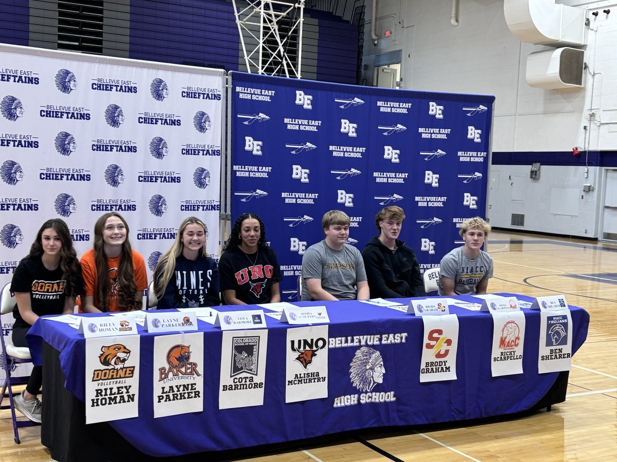 Congratulations to all of our student/athletes that signed to play college athletics!!