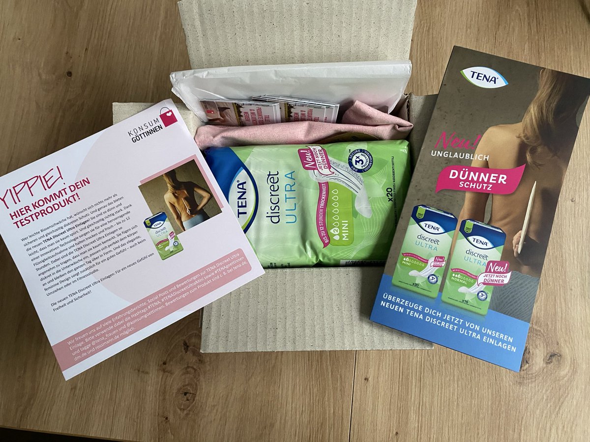 ConnyTesterin's tweet photo. „Werbung“
Ich teste 𝐓𝐄𝐍𝐀 𝐃𝐢𝐬𝐜𝐫𝐞𝐞𝐭 𝐔𝐥𝐭𝐫𝐚 𝐌𝐢𝐧𝐢 𝐄𝐢𝐧𝐥𝐚𝐠𝐞𝐧 bei den
😍 #konsumgöttinnen 

#brandedcontet  #TENA #TENADiscreetUltraMini #TENAgoettinnen #blasenschwäche #leichteinkontinenz   #Hygiene  #körperpflege  #Produkttest #tenaeinlagen https://t.co/wpTeCi1Rlw