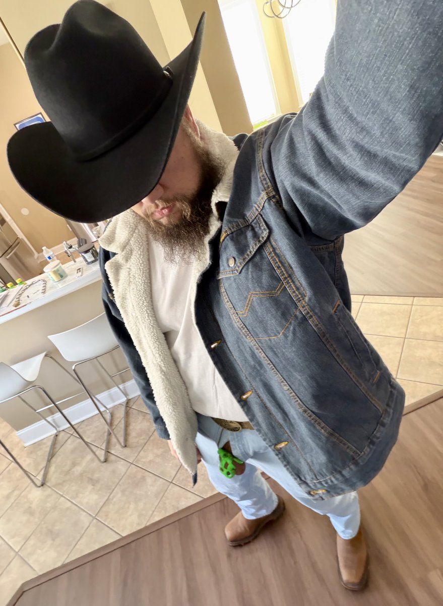 A locked cowboy is a horny cowboy.