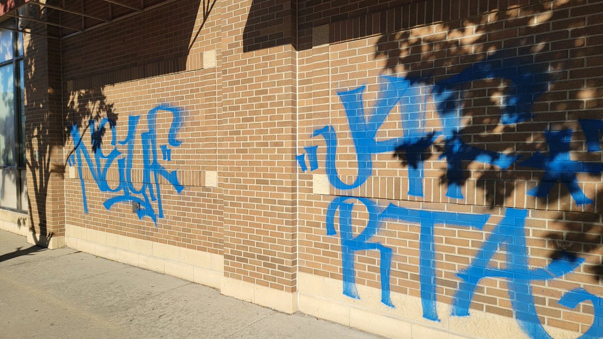 Vandals hit former CVS Pharmacy, 4777 N. Milwaukee, in Jefferson Park. Ald. Jim Gardiner’s office reports that plans are in the works to have the graffiti removed 
For more local news, visit: nadignewspapers.com