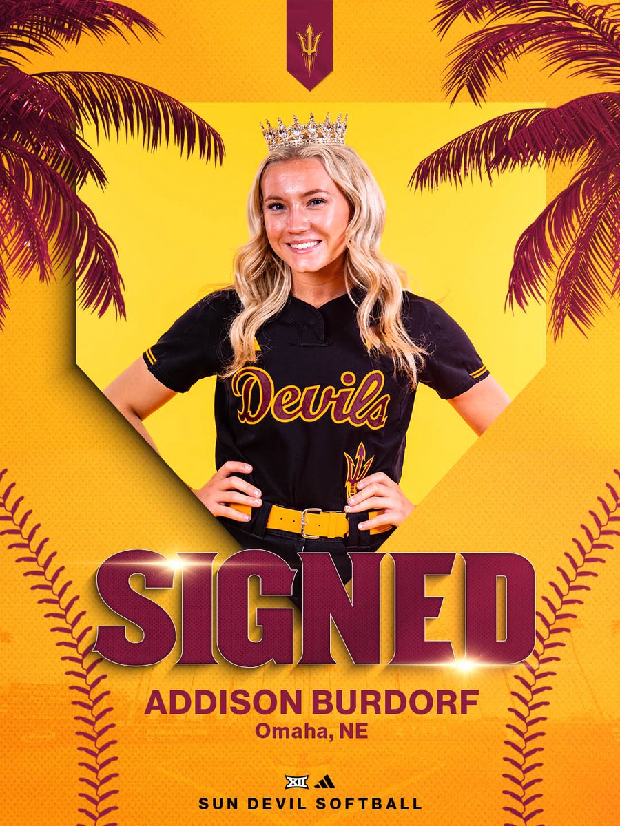 SIGNED. 🔱

Addison Burdorf is officially a Sun Devil!

#ForksUp /// #O2V