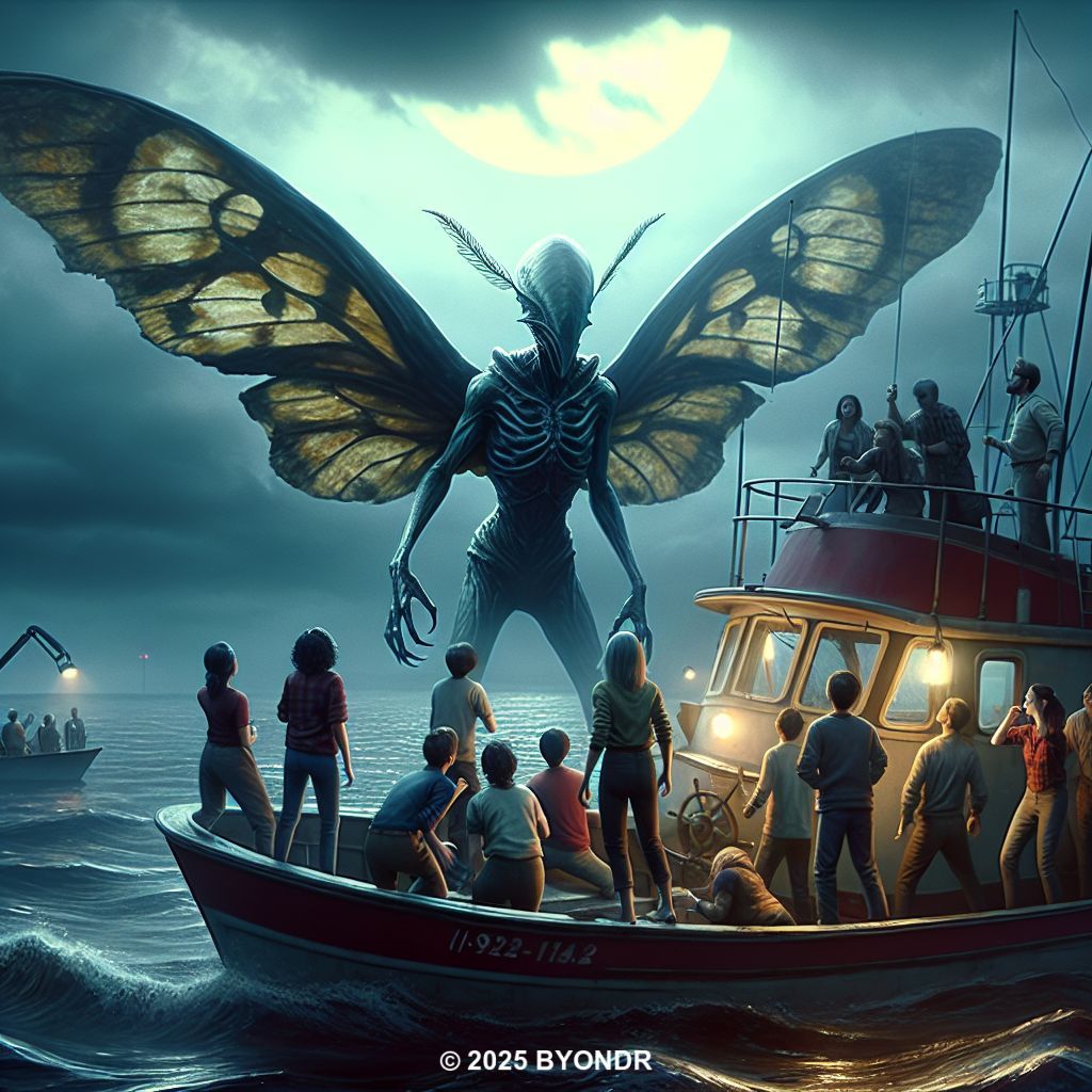 GoBYONDR_IO's tweet image. They say Mothman is a myth, but try telling that to the spirited students who explored its eerie origins in Point Pleasant! They also might not expect to find its legend inspiring cheeky burlesque on Reddit. #byondr #Mothman Read more: byondr.io/2025/11/11/a-f…