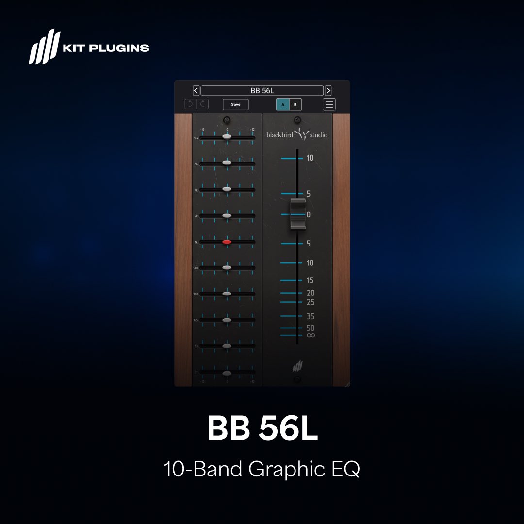 Love the​ BB A5​  but only want one or two of the EQs? We’ve heard you. Introducing the Blackbird Studio A5 EQ Series – the three legendary API EQ models from our BB A5 plugin, now available individually for just $30 each.
 
Learn more ➡️ kitplugins.com