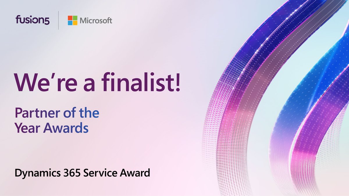 We are ecstatic to announce that Fusion5 has been named a FINALIST for the 2025 Microsoft Dynamics 365 Service Partner of the Year Award.

This recognition as one of the top four global Dynamics 365 partners for Service gives New Zealand and Australian businesses confidence that