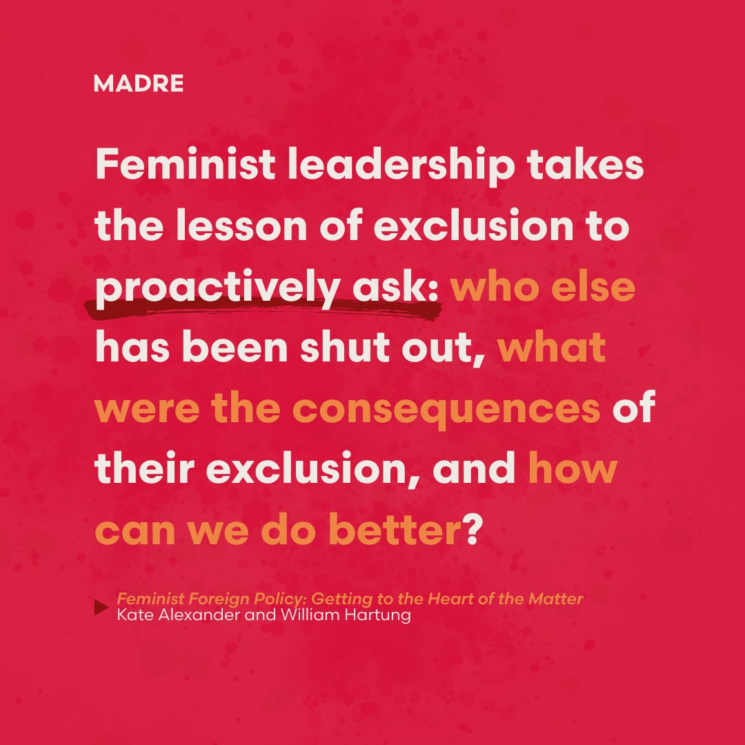 There are consequences to policies that ignore the people leaders are meant to serve and protect.

A feminist foreign policy that centers gender justice, human rights, &amp; demands the dismantling of toxic masculinity norms is the alternative we need. whartung.substack.com/p/feminist-for…
