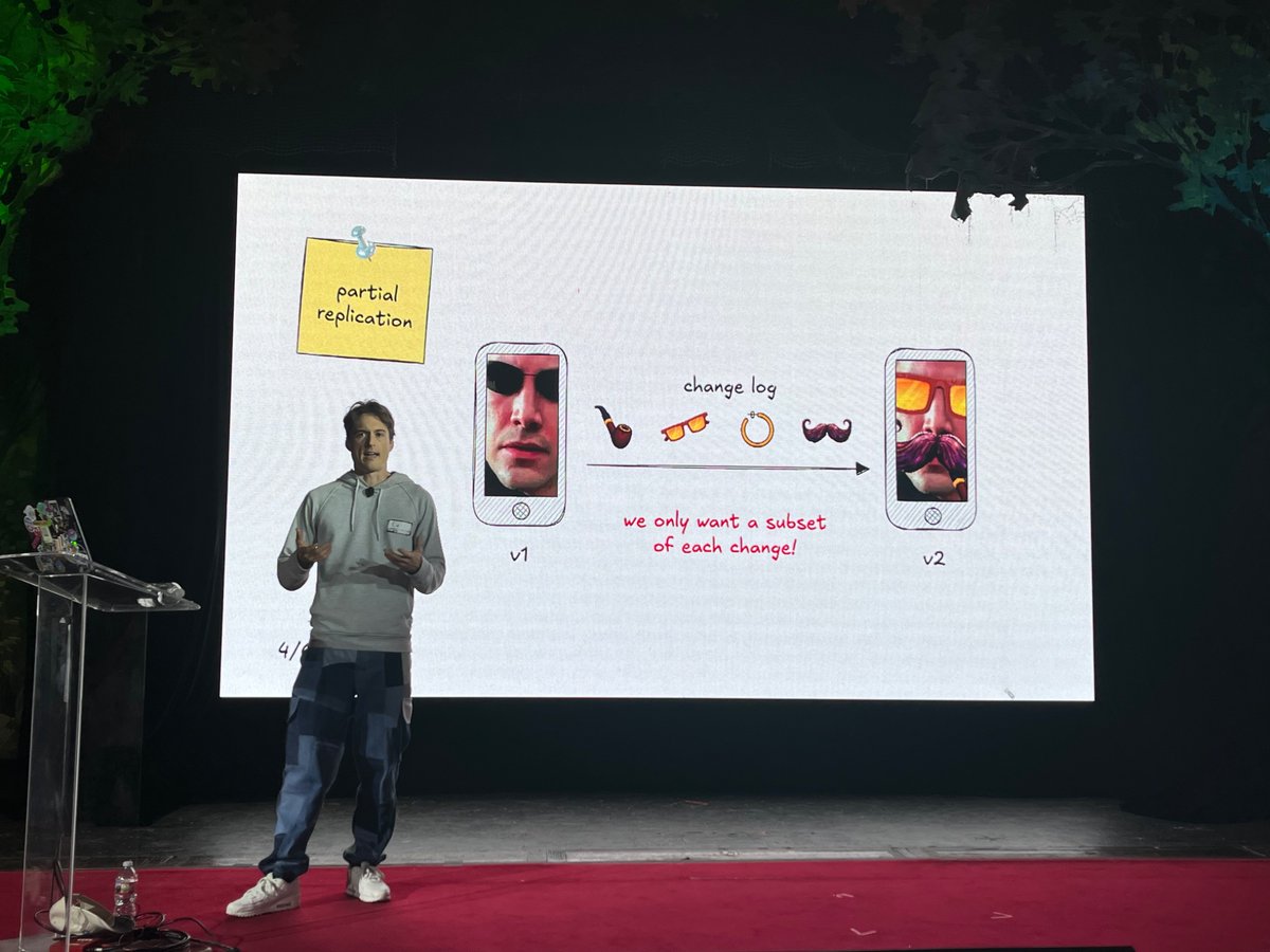 A really great talk from <a href="/carlsverre/">Carl Sverre</a> about his research into using physical replication to enable offline-first applications with partial sync, and he introduced Graft, a system based on this for SQLite.