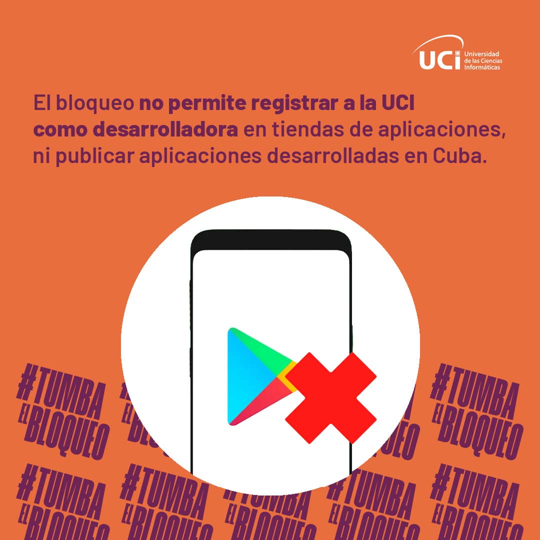 📱 Publicar una app creada en la UCI en las principales tiendas digitales (como Google Play o App Store) no está permitido.

Esto significa que los jóvenes desarrolladores cubanos no pueden mostrar su trabajo al mundo, ni generar ingresos legítimos por sus creaciones.