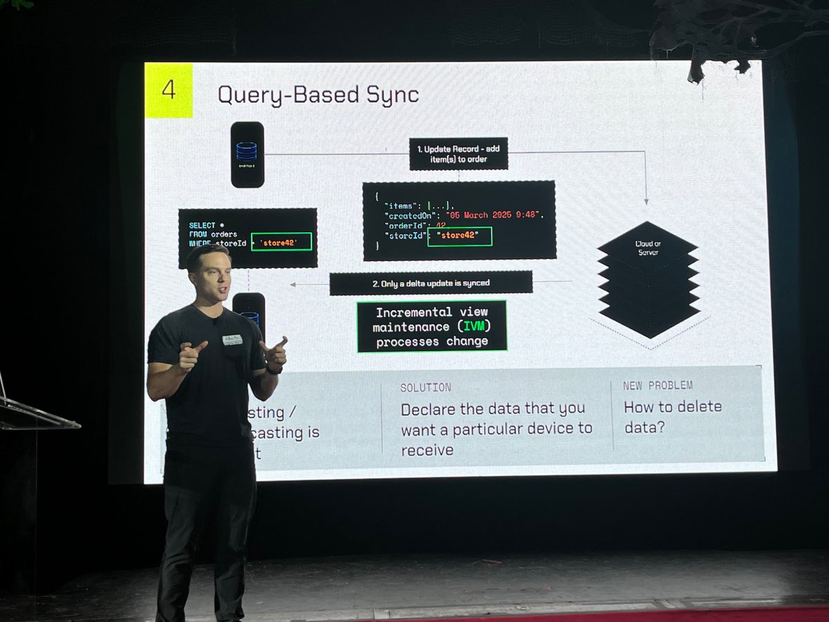 Brilliant technical deep dive from <a href="/Adam_Fish/">Adam Fish</a> of @DittoLive into what comes after conflict-free replication, how CRDTs solve conflicts but not query consistency at scale, and a shift to systems that simply converge.