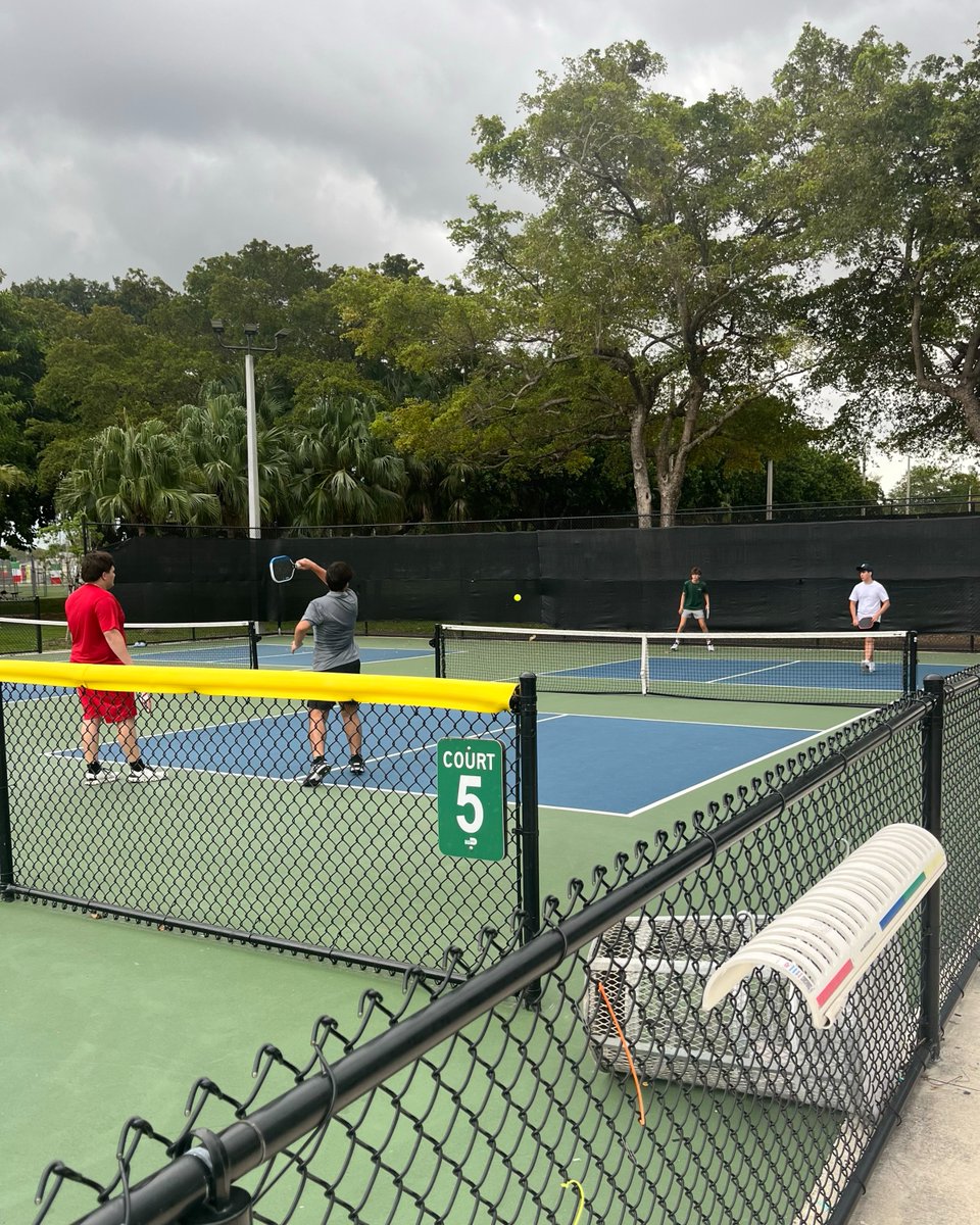 ColumbusHS_Mia's tweet image. The Pickleball Club hosted its fall tournament and our Explorers brought the heat. Congratulations to our champions, seniors Matthew Fernandez and Daniel Rubi, on taking the title! Love seeing our guys compete, connect, and have fun on and off the court. #CPride #Adelante