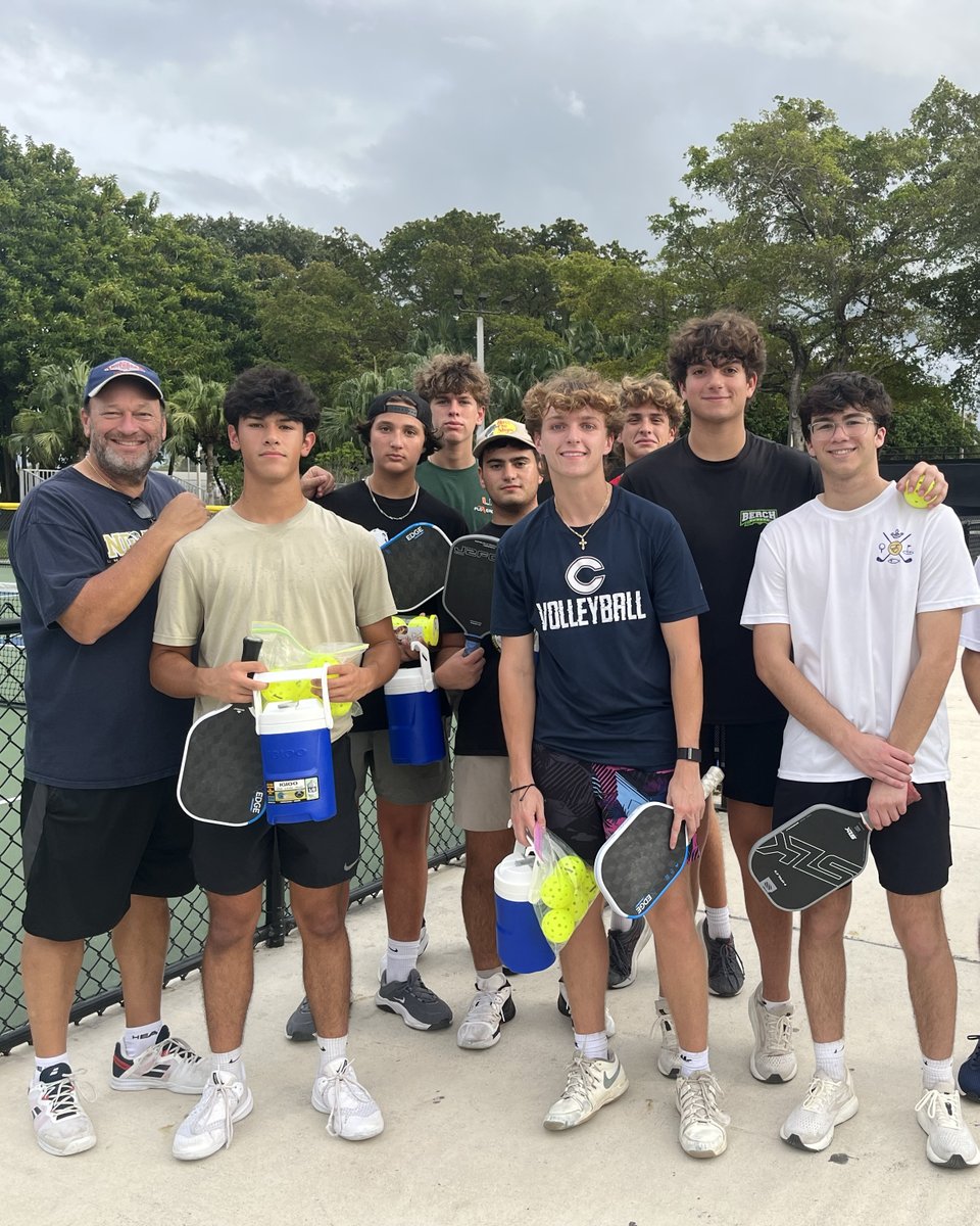 ColumbusHS_Mia's tweet image. The Pickleball Club hosted its fall tournament and our Explorers brought the heat. Congratulations to our champions, seniors Matthew Fernandez and Daniel Rubi, on taking the title! Love seeing our guys compete, connect, and have fun on and off the court. #CPride #Adelante