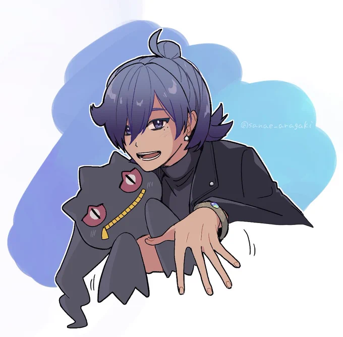 自機とジュペ