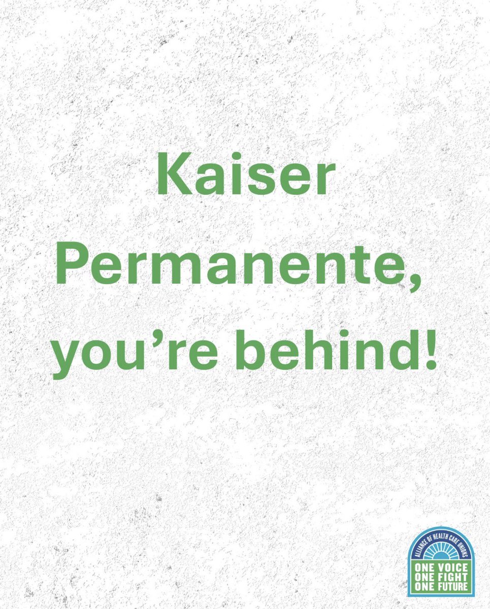 ufcw324's tweet image. Kaiser, you are behind on patient access, patient appointment times, and employee wages! #OneVoiceOneFightOneFuture #OneAlliance ✊ ✊🏻✊🏼✊🏽✊🏾