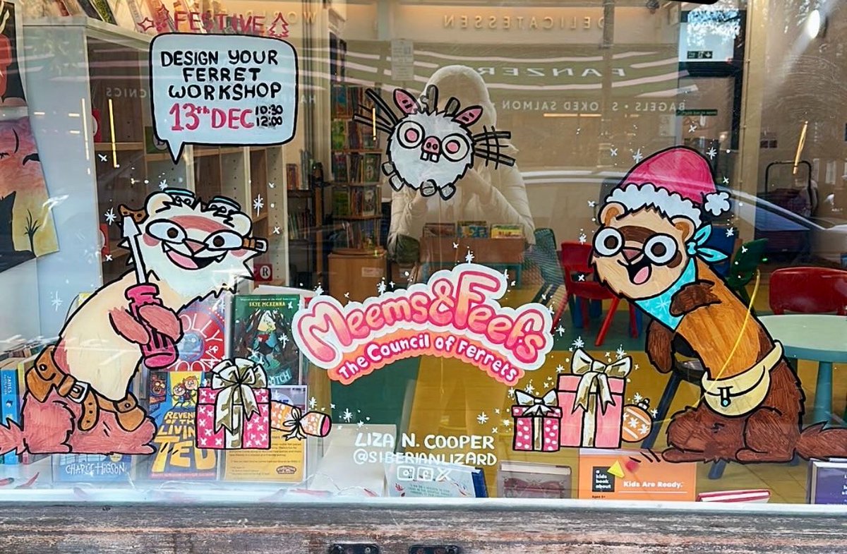 siberianlizard's tweet photo. Added some festive touches and the new workshop date ❤️ Did i mention my book makes a perfect Xmas gift 👀 https://t.co/jh6ZlfuM2o https://t.co/IjiJttkTlg