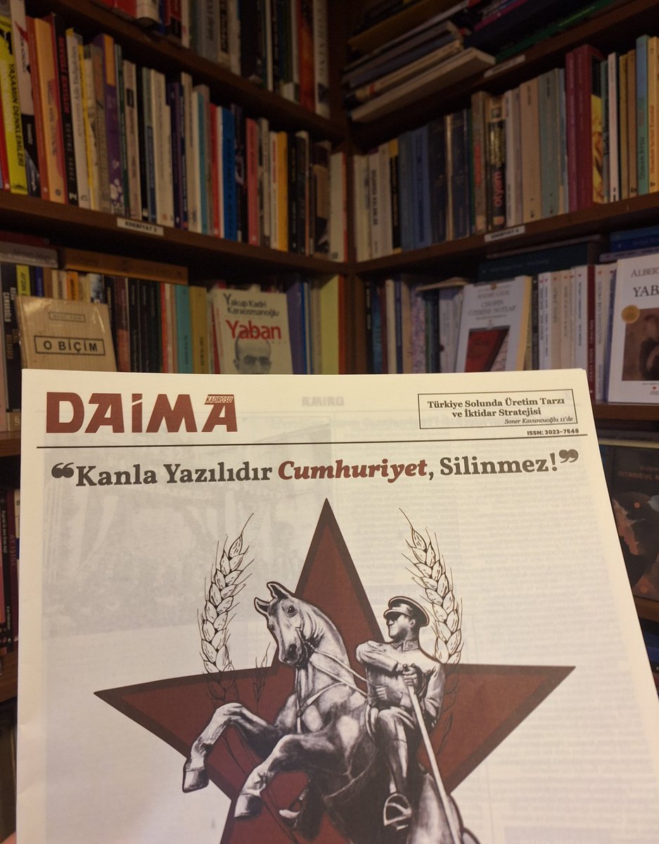 daimagzt's tweet image. Daima’nın 15. Sayısı İstanbul ve İzmir’de!

📍Salpa Sahaf (İstanbul)
📍Yakın Kitabevi 
📍Ege Kitap ve Plak
📍Yel Değirmeni Kitabevi