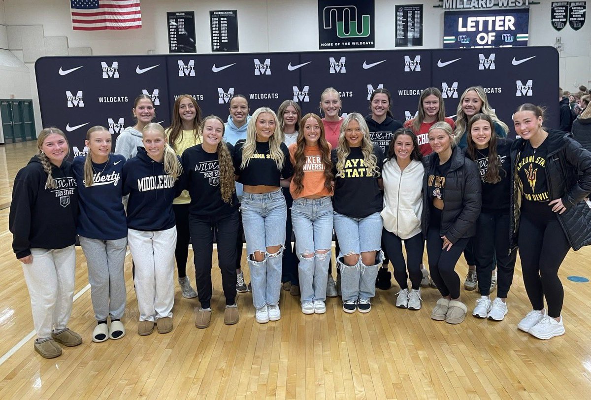 It was a special day for MW Softball Seniors who signed their National Letters of Intent to continue their academic and athletic journeys at the next level! 

Addie Abboud, Wayne State College
Addison Burdorf, Arizona State University 
Lily Van Boskirk, Baker University