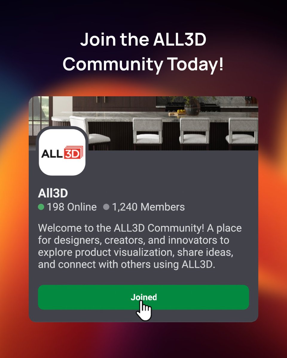 all3d_ai's tweet photo. Join the ALL3D Community Discord 🎨  
  
We’ve built a new space for the ALL3D community! Connect with fellow 3D creators, designers, and innovators to connect, learn, and collaborate.  

Join Today: https://t.co/v0AY8mWht8 https://t.co/3FTWPNZ9rX