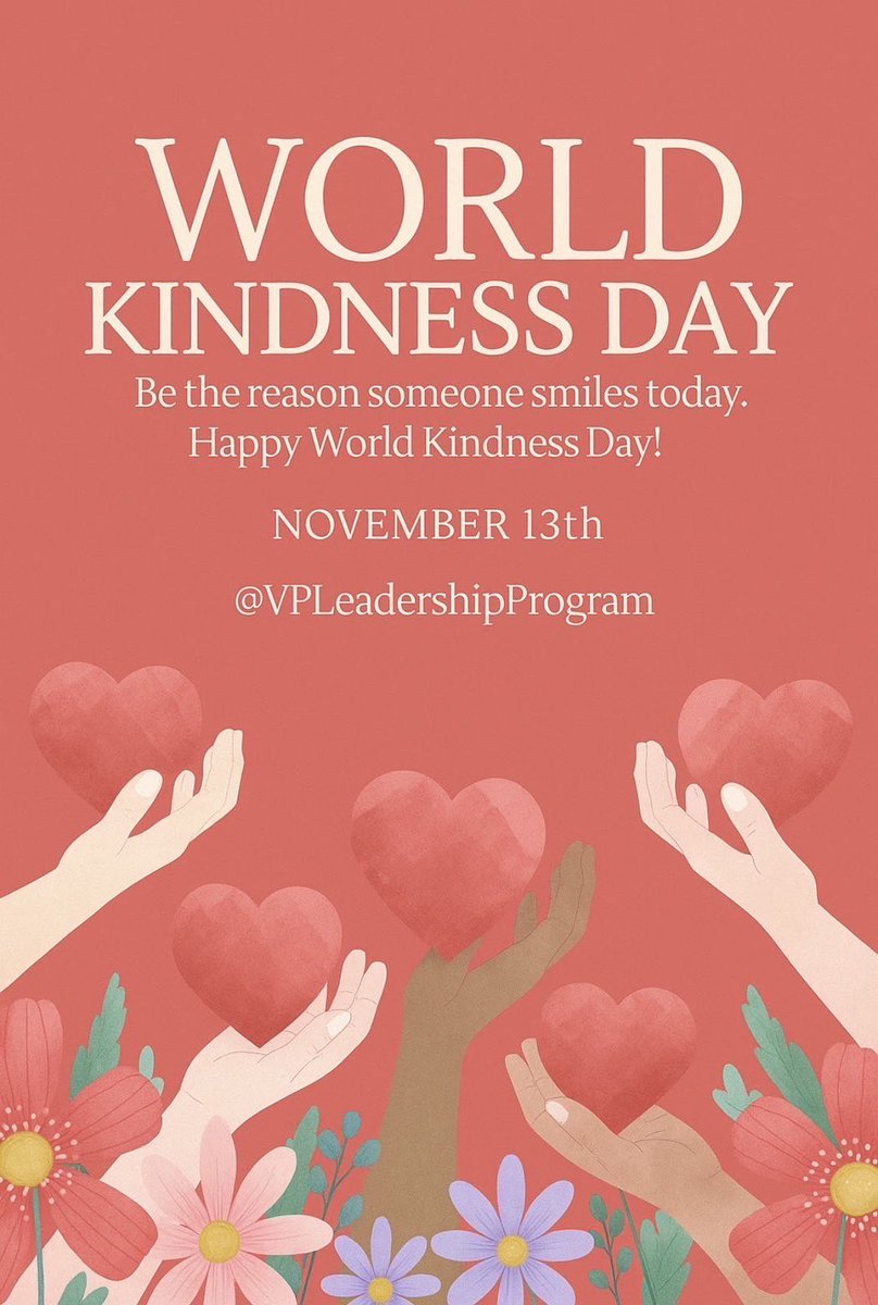 Kindness costs nothing but changes everything.  Join VPHS on Nov. 13 as we celebrate World Kindness Day—one act, one smile, one moment at a time.
#VPHSkindness #WorldKindnessDay #LeadWithHeart <a href="/ValleyParkSD/">ValleyParkSchoolDist</a>