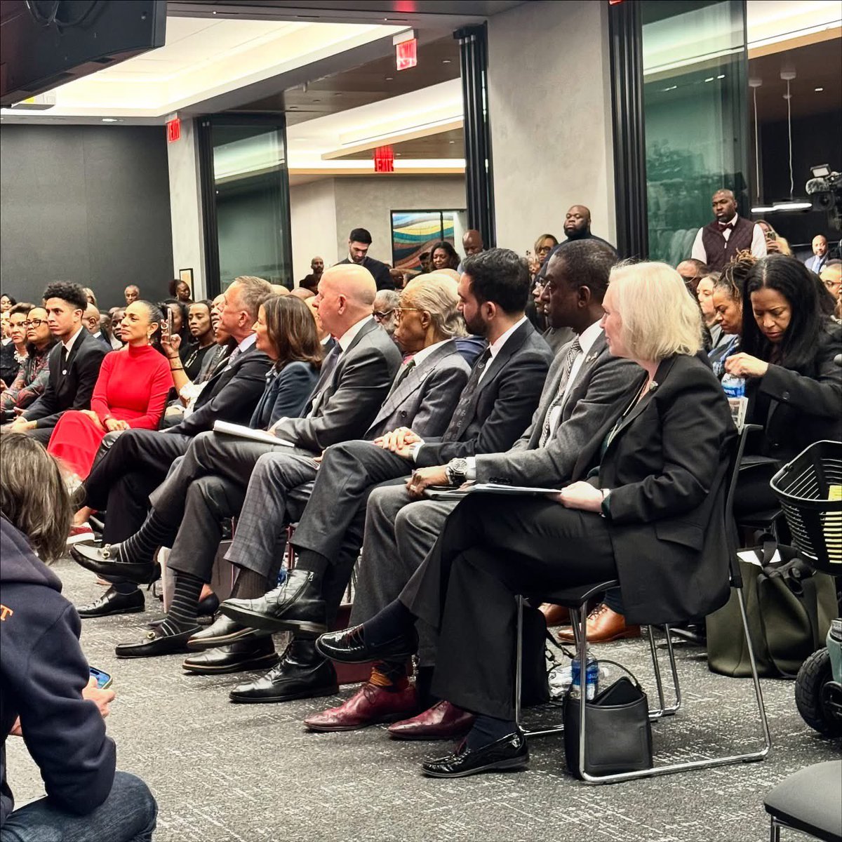 TheRevAl's tweet photo. Earlier today in Harlem at the ribbon cutting of the new National Urban League Empowerment Center.

I was seated on the front row with Mayor-Elect Zohran Mamdani, Governor Kathy Hochul, Councilman Yusef Salaam, Senator Kirsten Gillibrand, Michelle E. Banks (President & CEO of the Apollo Theater), Michelle Miller (award-winning media correspondent and First Lady of the National Urban League), and David Solomon (Chairman of Goldman Sachs), along with many civic, faith, and cultural leaders.

Under the leadership of Marc H. Morial, we celebrate the launch of this vital new center for empowerment and equity. Together, we continue the shared mission to advance justice, opportunity, and economic freedom for all.