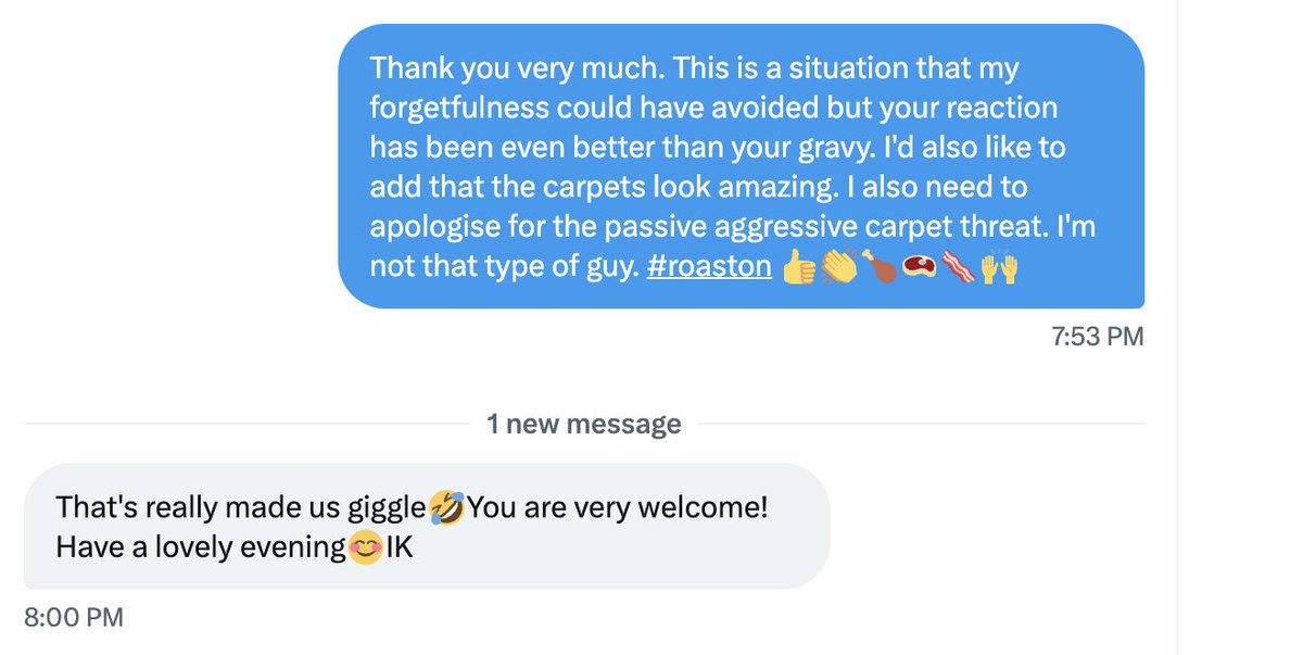 My loyal followers will have been incredibly concerned that my relationship with <a href="/tobycarvery/">Toby Carvery</a> may have fallen apart yesterday.

But we've come together stronger than ever over the parking fine tiff.

Contrition, respect and love.

All You Need Is Love. 😍😍😍