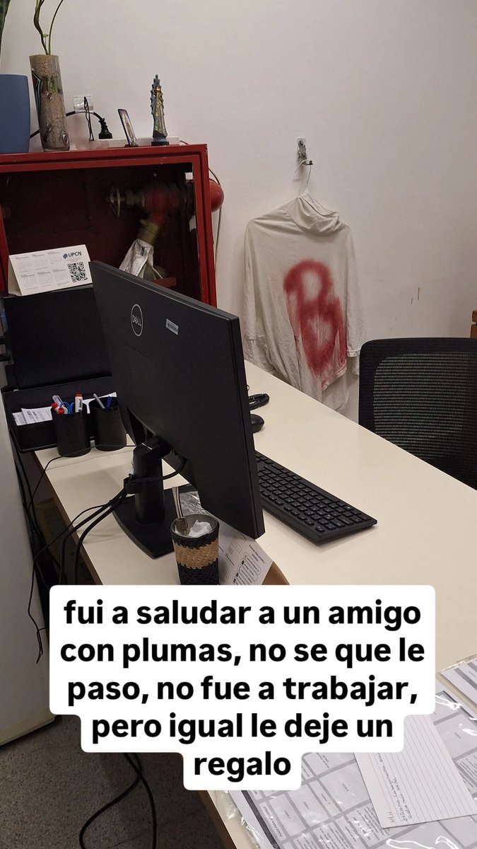 no viene a trabajar desde el lunes aparentemente esta contracturado del baile que se comio en 2do tiempo #BocaJuniors #superclasico #riber