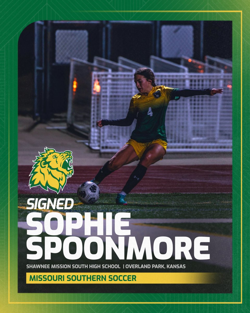 Welcome to the Pride! 🦁✍️
Sophie Spoonmore has officially signed to continue her athletic and academic career at Missouri Southern!
#NationalSigningDay | #GoLions